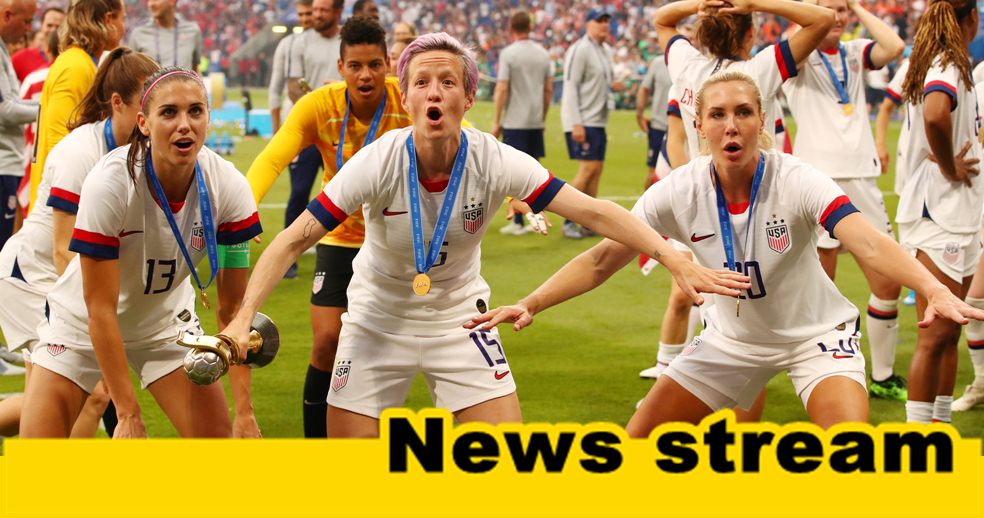 WATCH: Megan Rapinoe Turns Down American Flag, Teammate Drops It to Pose for Photos