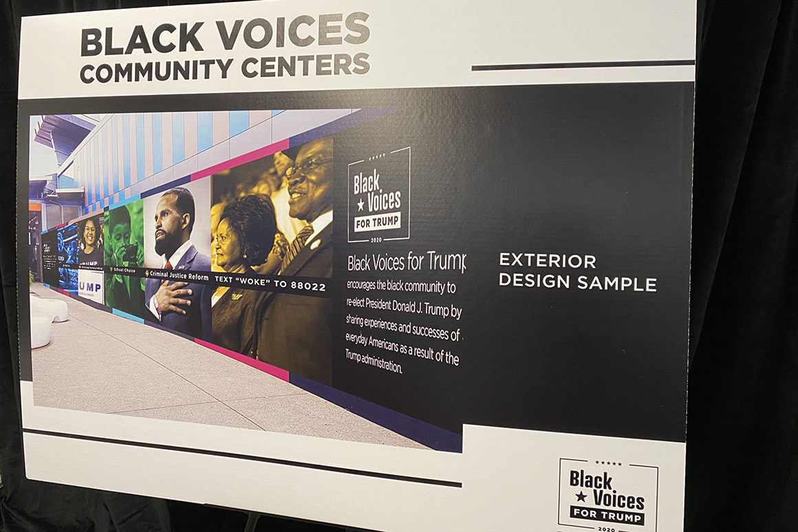 Black Voices for Trump poster
