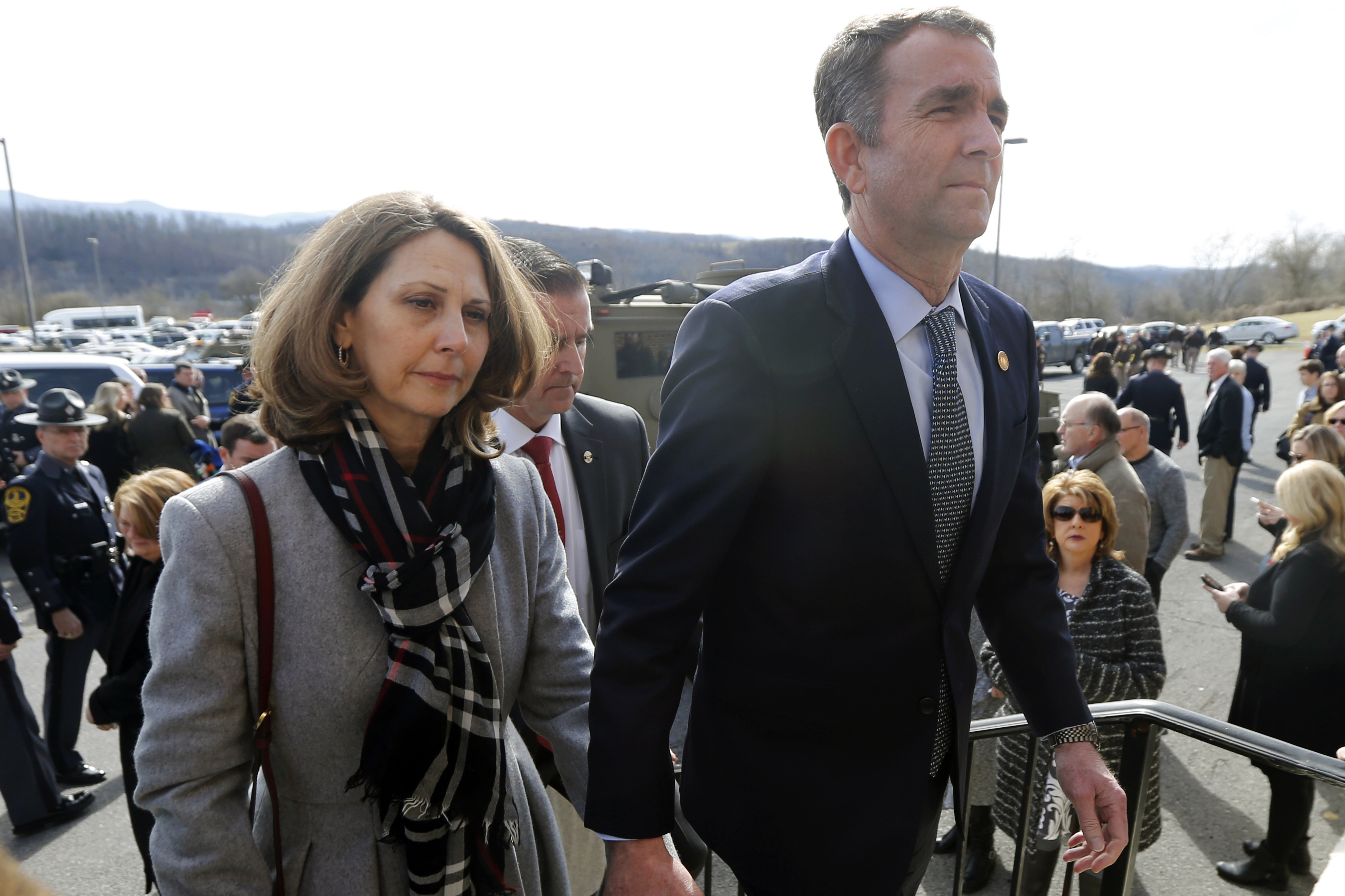 Ralph Northam and his wife, Pam 