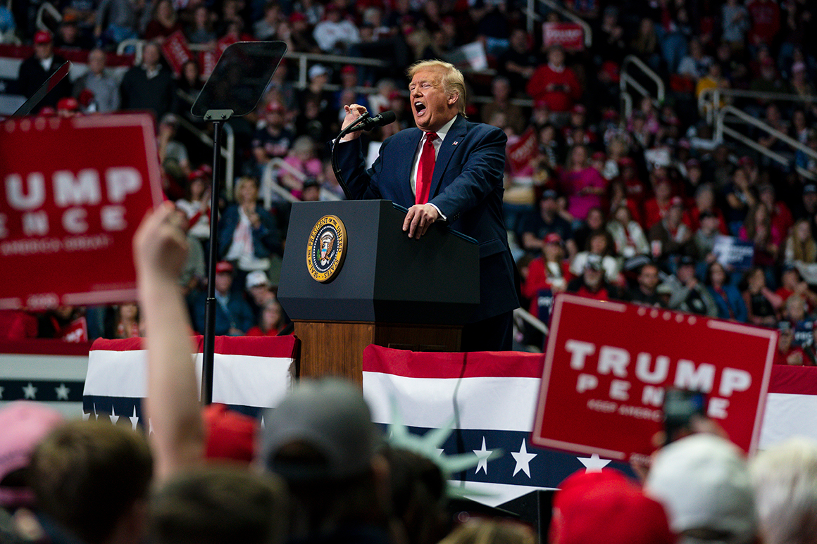 Donald Trump at rally